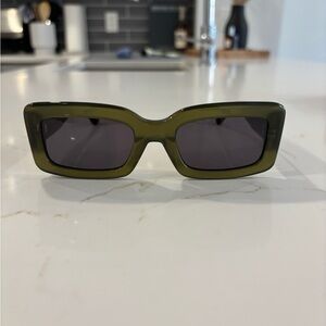 Diff Eyewear Dark Olive Sunglasses